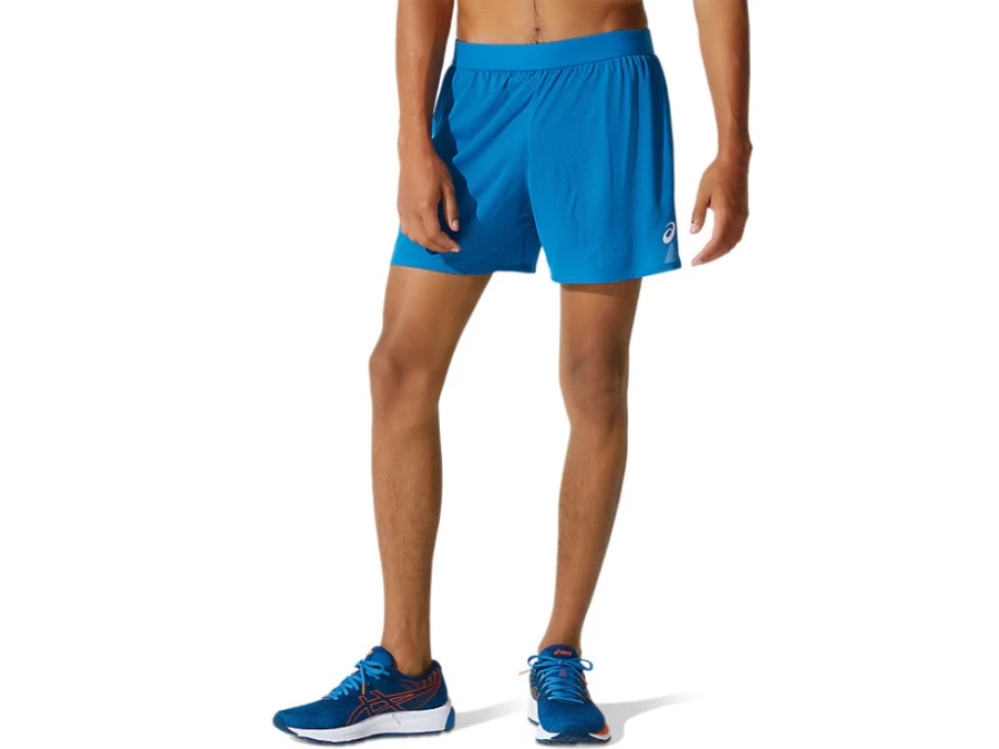 ASICS Men's Reborn Blue/French Blue Ventilate 2-in-1 5-Inch Running Shorts