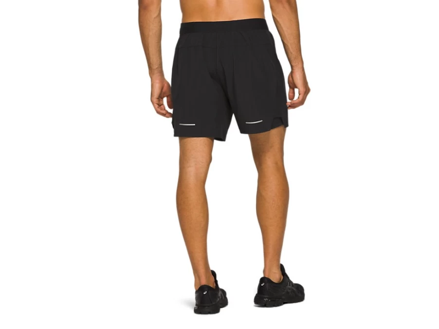 ASICS Men's Performance Black Road 2-N-1 7-Inch Running Shorts