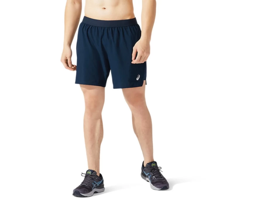 ASICS Men's French Blue Road 2-N-1 7-Inch Running Shorts