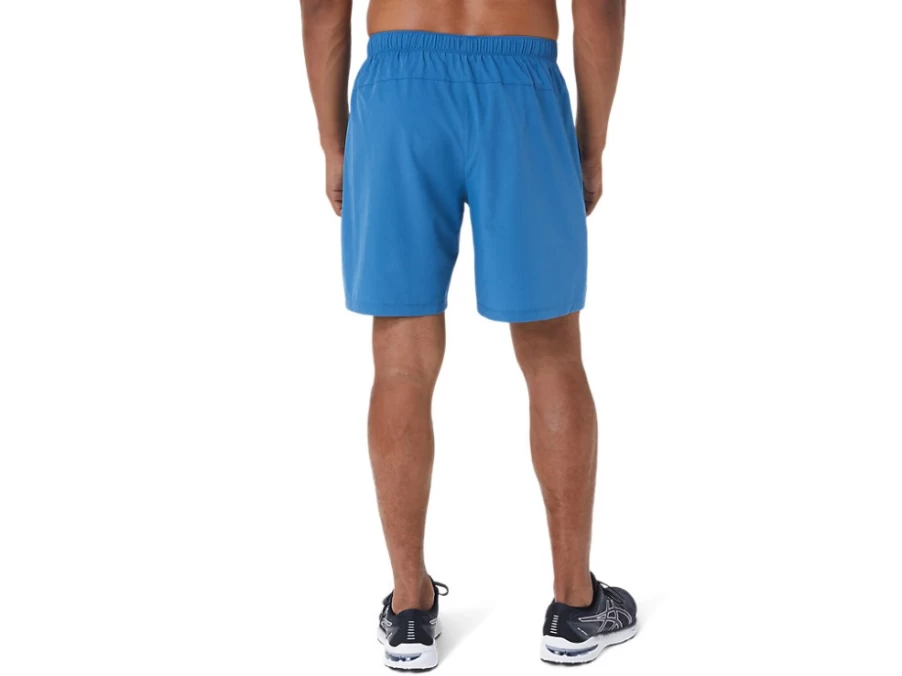 ASICS Men's 7-Inch 2-in-1 Shorts in Azure/Carrier Grey - Quick-Dry Athletic Running Shorts