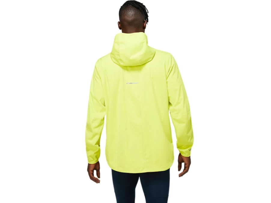 ASICS Men's Accelerate Jacket in Sour Yuzu - Lightweight Running Windbreaker