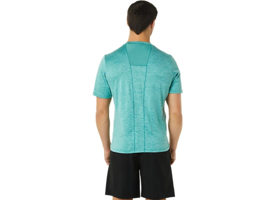 ASICS Men's Performance PR Lyte Short Sleeve T-Shirt in Sage Heather