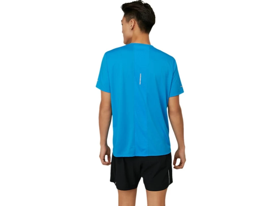 ASICS Men's Lite-Show Electric Blue Short Sleeve Running Top