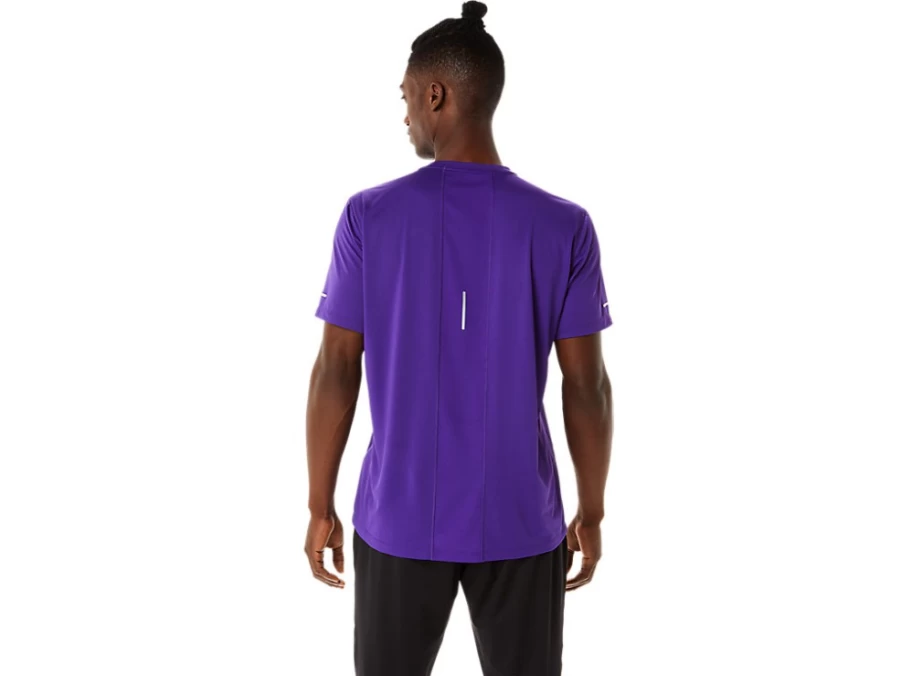 ASICS Men's Lite-Show Short Sleeve Top - Grape Jam Running Shirt
