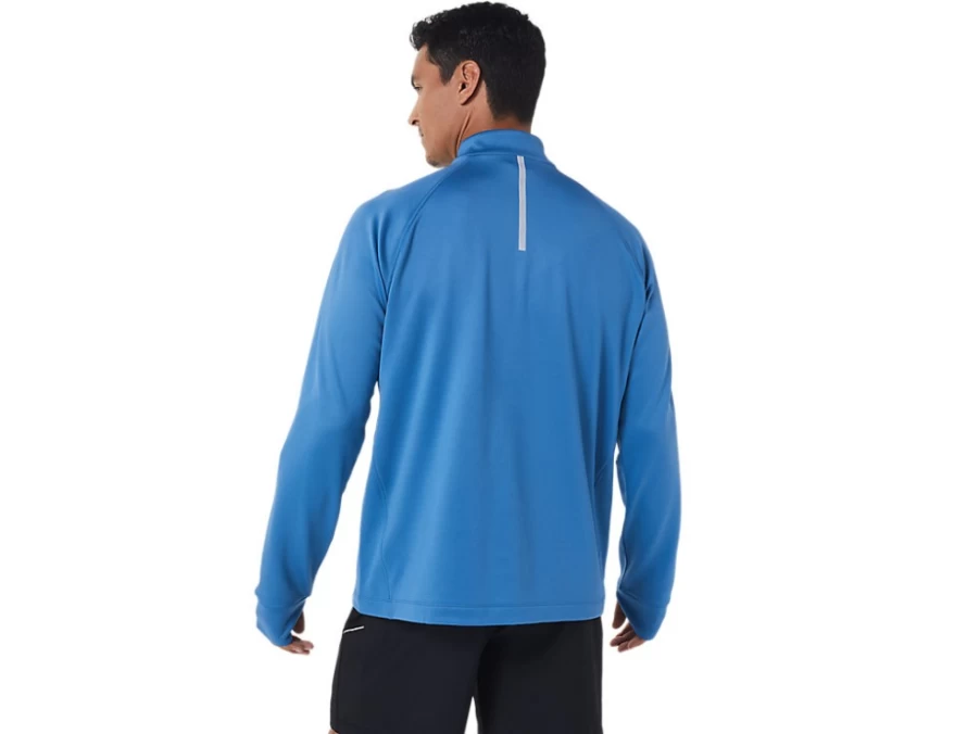 ASICS Men's Azure ThermoPolis 1/2 Zip Winter Thermal Pullover
