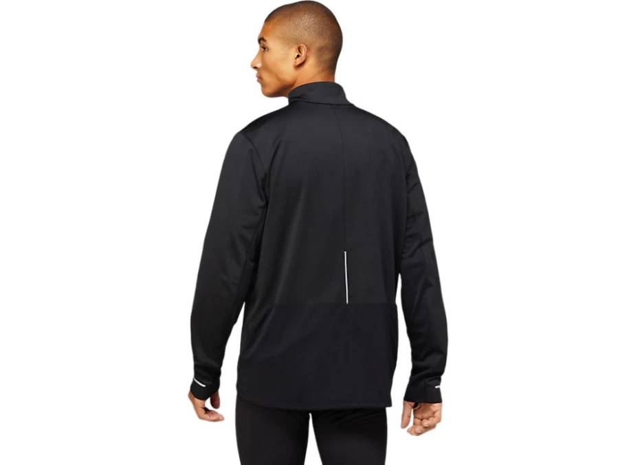 ASICS Men's Lite-Show Winter 1/2 Zip Top - Performance Black Running Pullover
