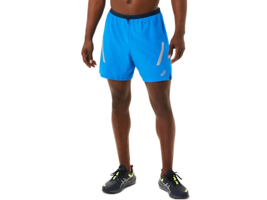ASICS Men's Lite-Show Short - Electric Blue/French Blue Running Shorts for Men