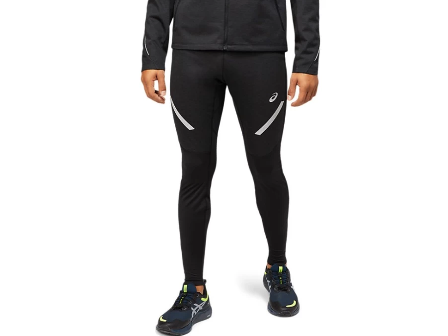 ASICS Men's Lite-Show Winter Tight - Performance Black Running Tights for Cold Weather