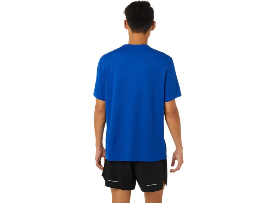 ASICS Men's BOS Ready-Set Short Sleeve II T-Shirt in Asics Blue