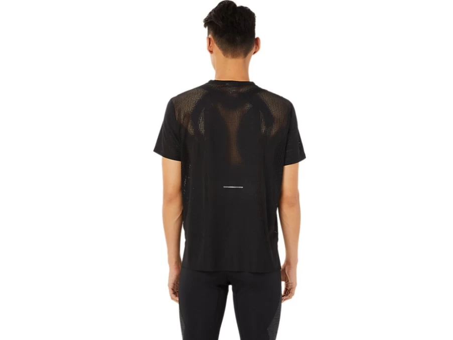ASICS Men's Performance Black Ventilate Actibreeze Short Sleeve Top
