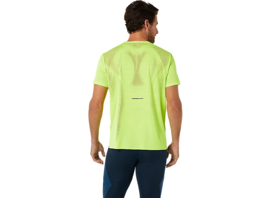 ASICS Men's Hazard Green Ventilate Actibreeze Short Sleeve Top