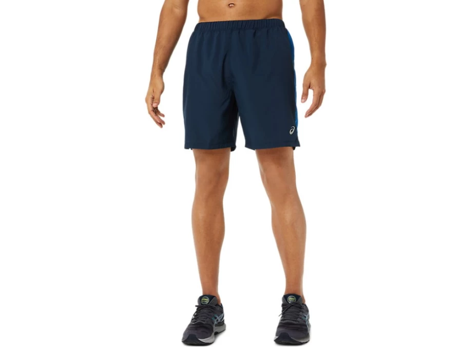 ASICS Men's French Blue/Lake Drive Ready-Set 7-Inch Running Shorts