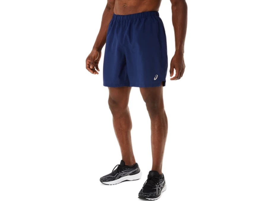 ASICS Men's Indigo Blue Ready-Set 7-Inch Running Shorts