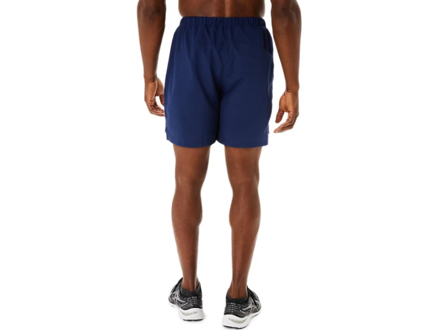 ASICS Men's Indigo Blue Ready-Set 7-Inch Running Shorts
