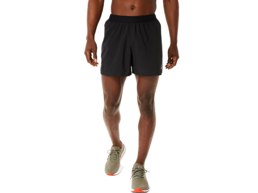 ASICS Men's Performance Black Road Running 5-Inch Shorts