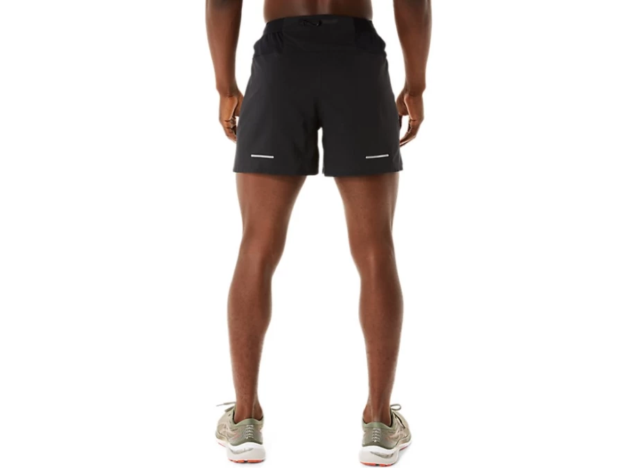 ASICS Men's Performance Black Road Running 5-Inch Shorts