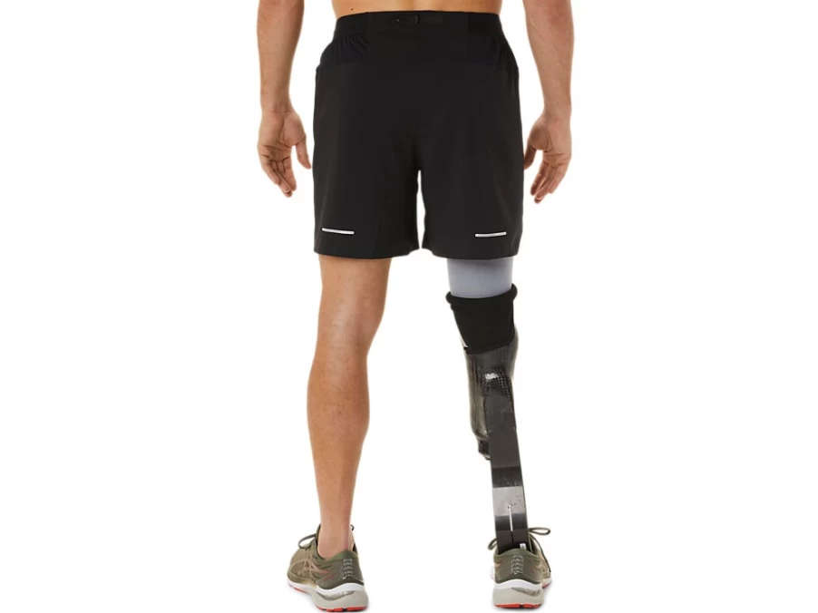 ASICS Men's Performance Black 7-Inch Road Running Shorts