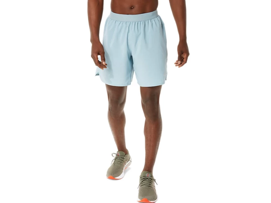 ASICS Men's Light Steel 7-Inch Road Running Shorts