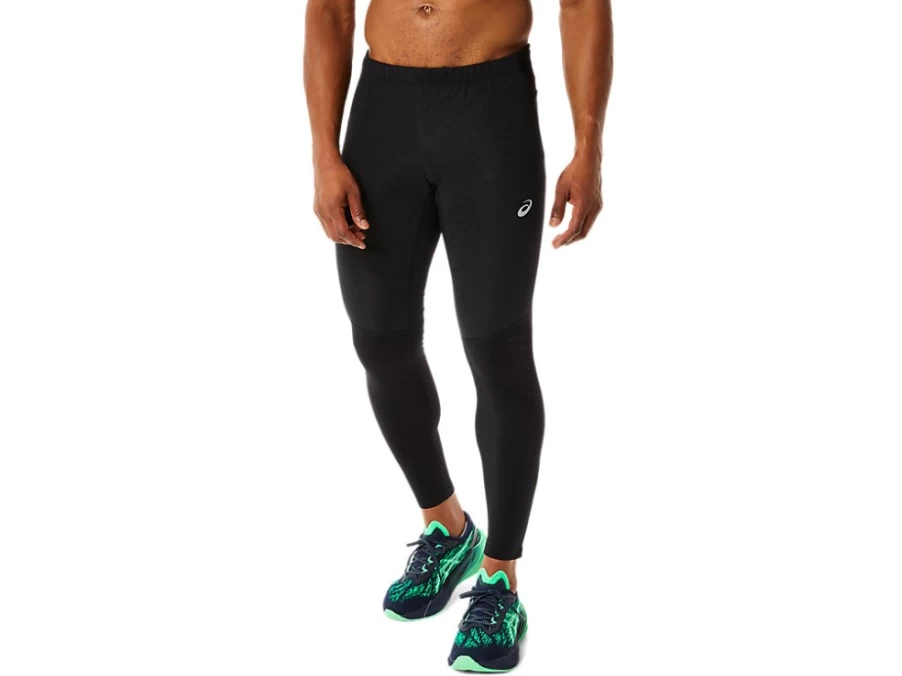 ASICS Men's Performance Black Winter Run Tight - Thermal Running Pants for Cold Weather