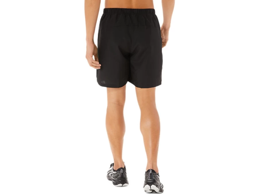 ASICS Men's Performance Black 7-Inch Ready-Set Shorts with Waistband Pocket