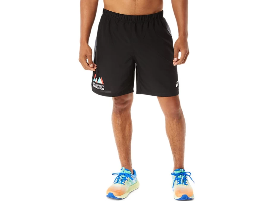 ASICS Men's Performance Black Ready-Set 7-Inch Running Shorts