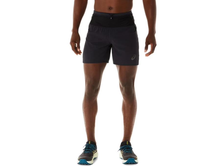 ASICS Men's FujiTrail Running Shorts in Performance Black - Lightweight Trail Shorts for Men