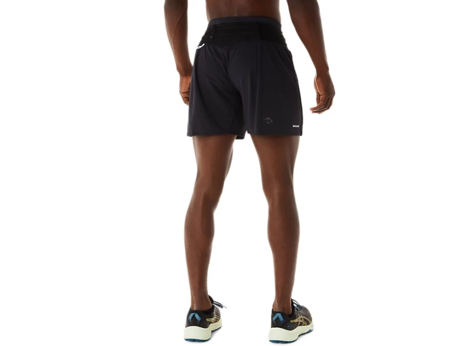 ASICS Men's FujiTrail Running Shorts in Performance Black - Lightweight Trail Shorts for Men