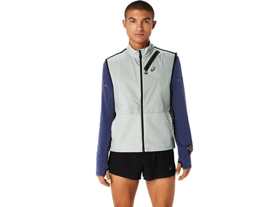 ASICS Men's METARUN Packable Running Vest in Light Sage – Lightweight & Breathable