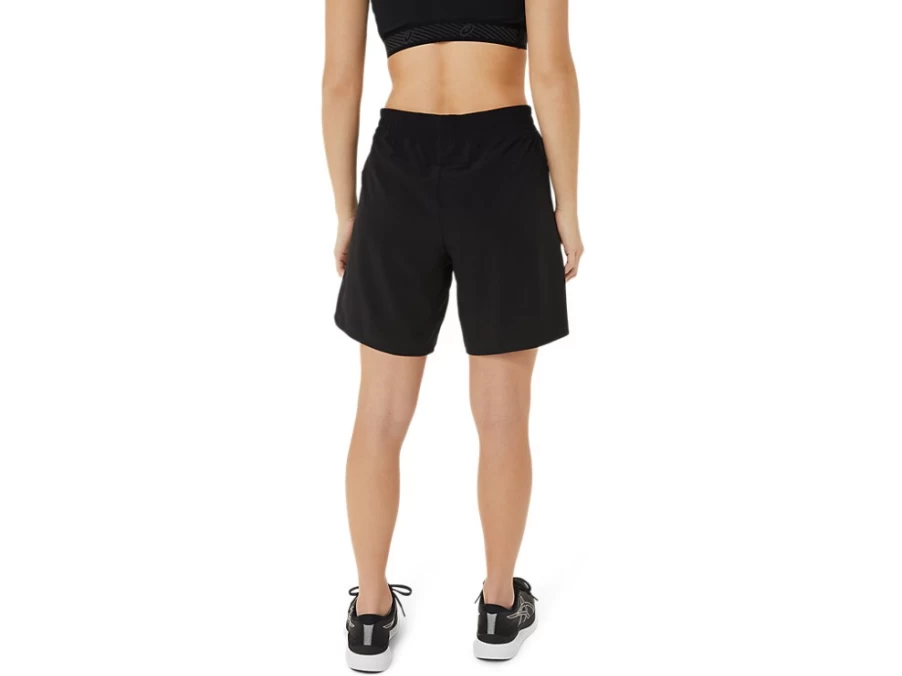 ASICS Women's FIETRO 7-Inch Performance Black Running Shorts