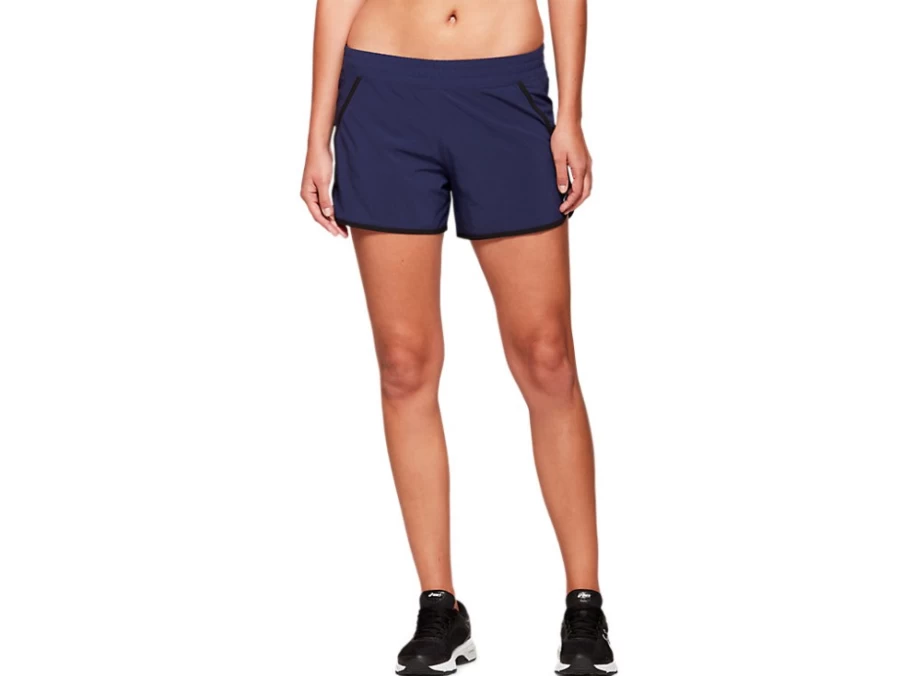 ASICS Women's FIETRO 4" Short in Peacoat - Lightweight Running Shorts for Women