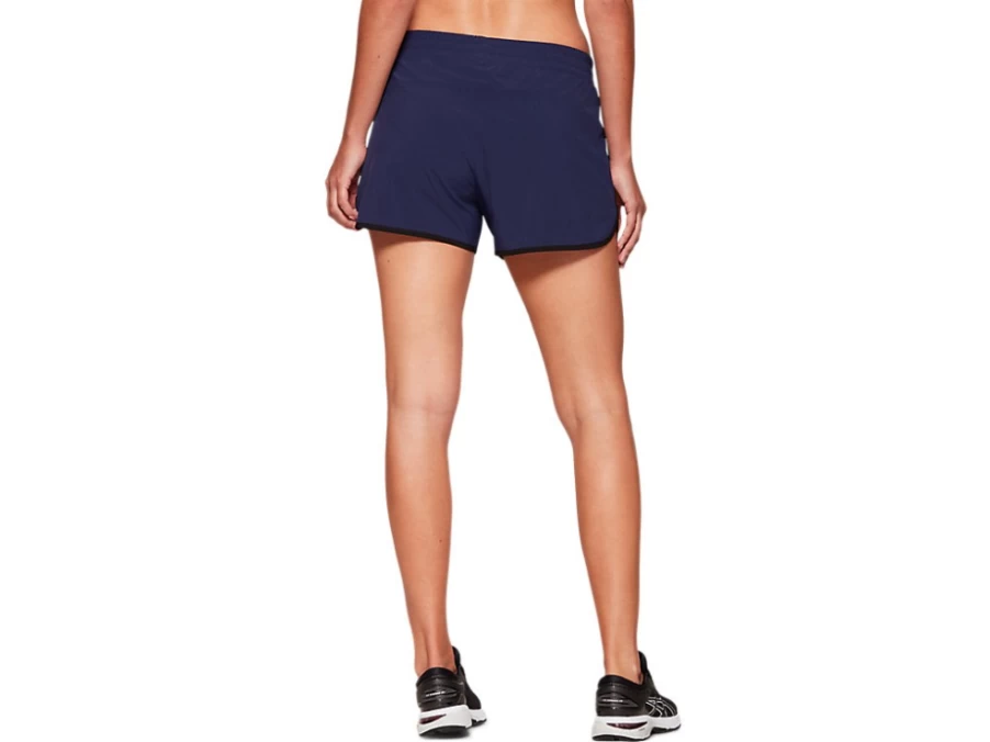 ASICS Women's FIETRO 4" Short in Peacoat - Lightweight Running Shorts for Women