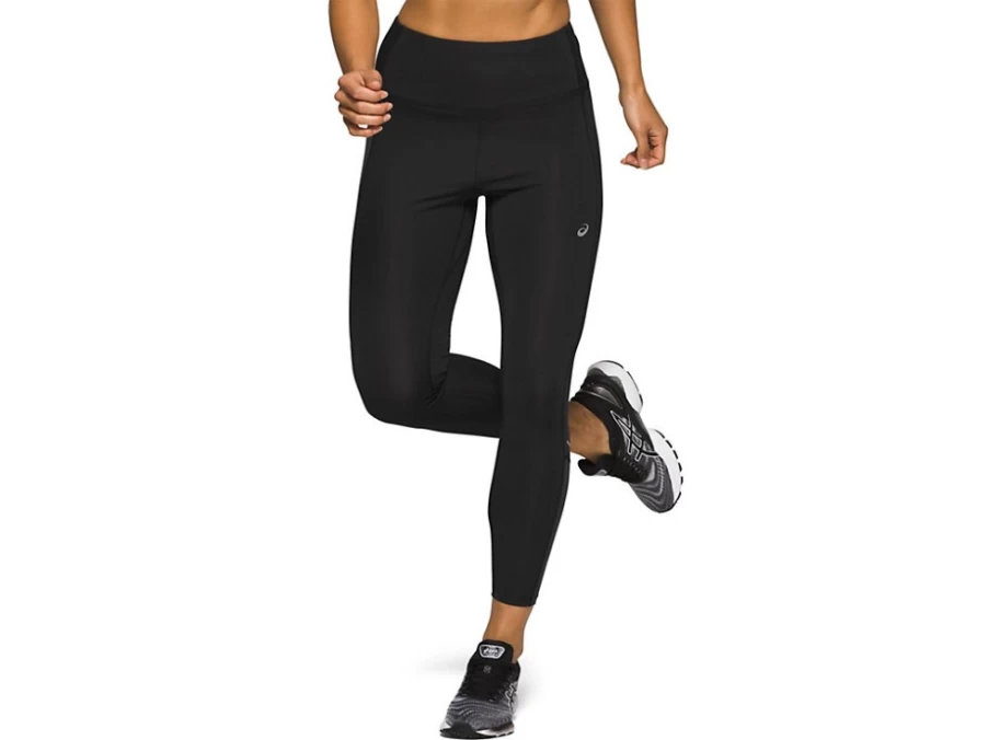 ASICS Women's Performance High-Waisted Tokyo Tight in Black/Graphite Grey