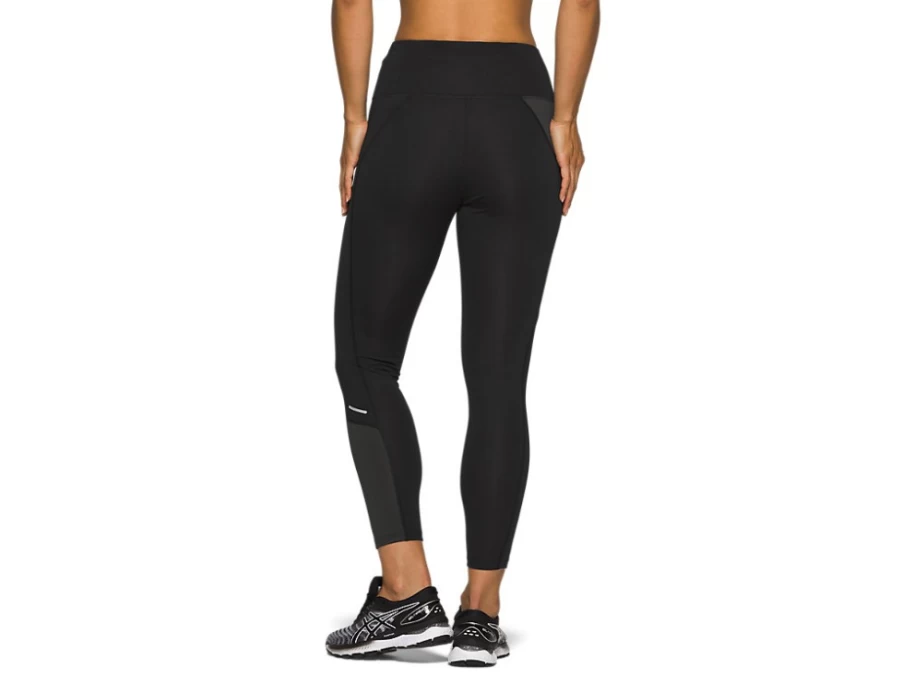 ASICS Women's Performance High-Waisted Tokyo Tight in Black/Graphite Grey