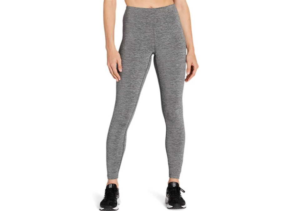 ASICS Women's 7/8 Tight Workout Leggings - Dark Grey Heather Athletic Yoga Running Tights