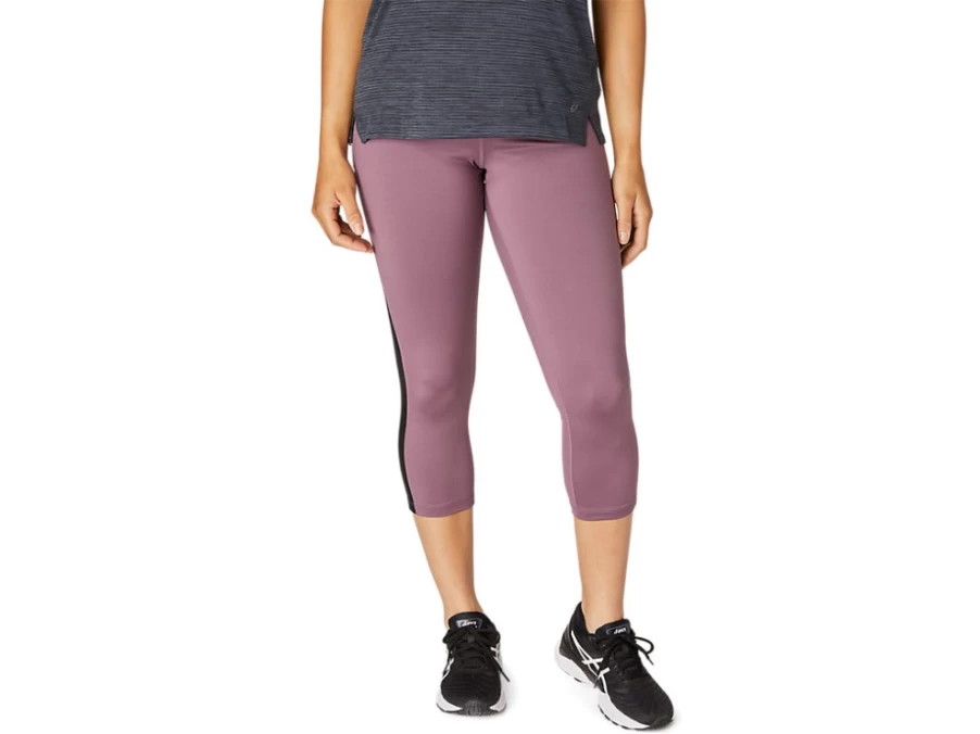 ASICS Women's Kate Mesh Capri Grape Running Tights