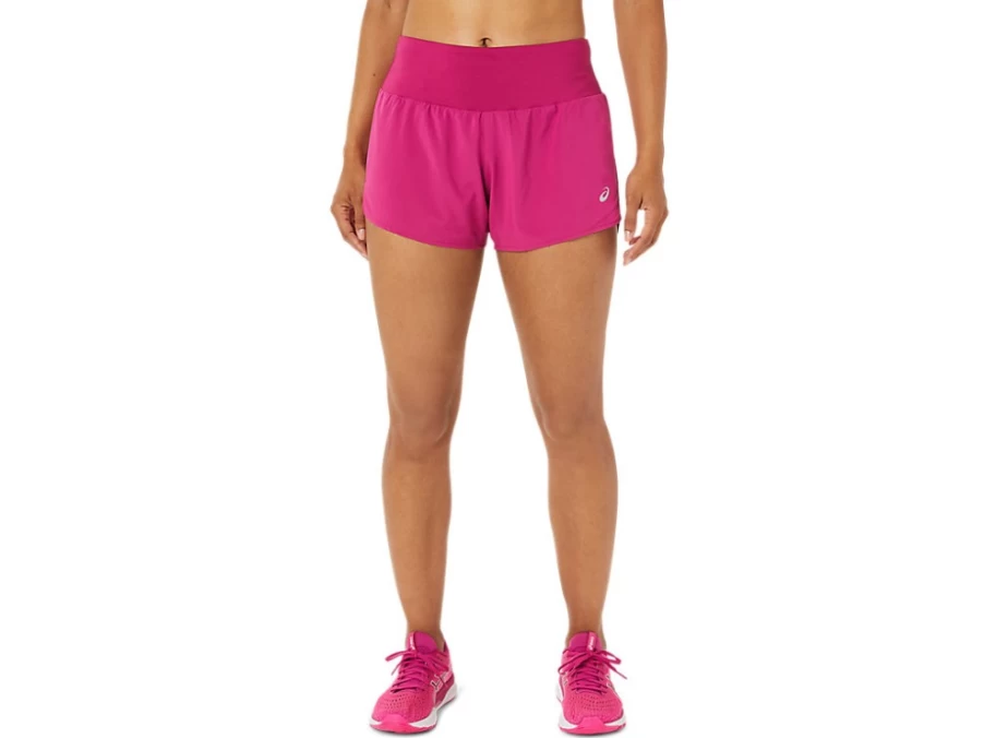 ASICS Women's Road Running Shorts 3.5 Inch - Fuchsia Red