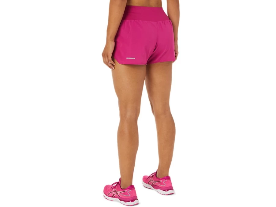 ASICS Women's Road Running Shorts 3.5 Inch - Fuchsia Red