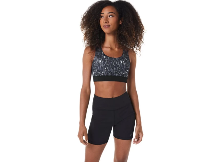 ASICS Women's PR LYTE BRA - Japan Brushed Performance Black Sports Bra for Running & Training