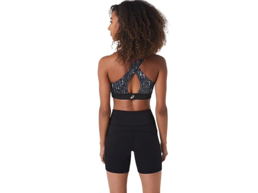 ASICS Women's PR LYTE BRA - Japan Brushed Performance Black Sports Bra for Running & Training