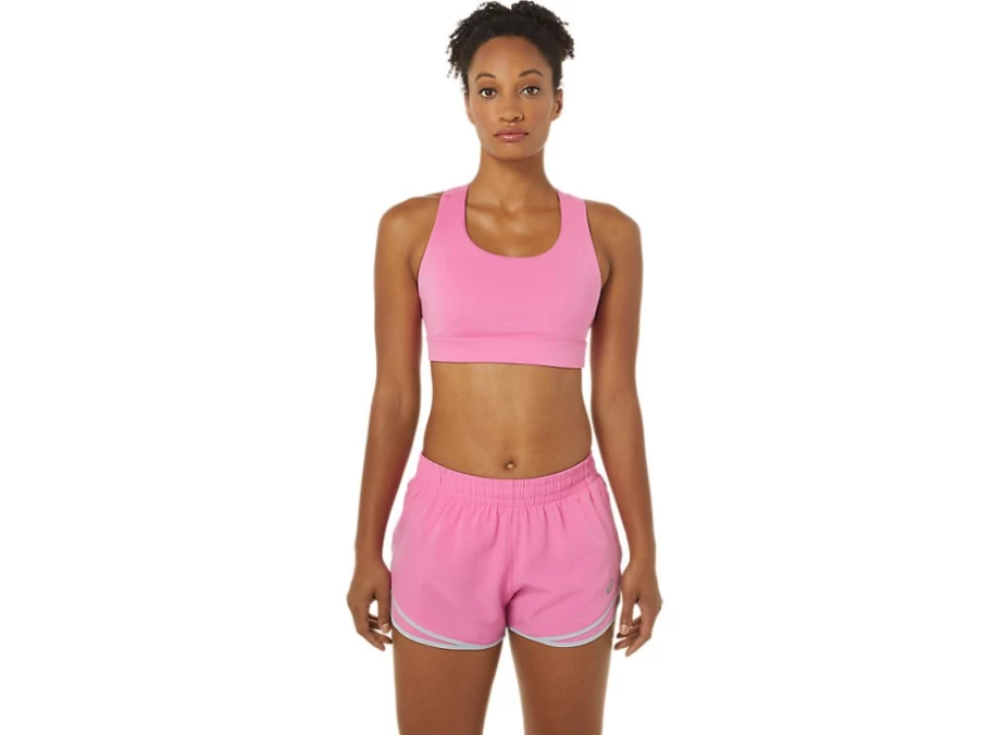 ASICS Women's PR LYTE Bra - Dragon Fruit/Peacoat Color - Lightweight Support Sports Bra
