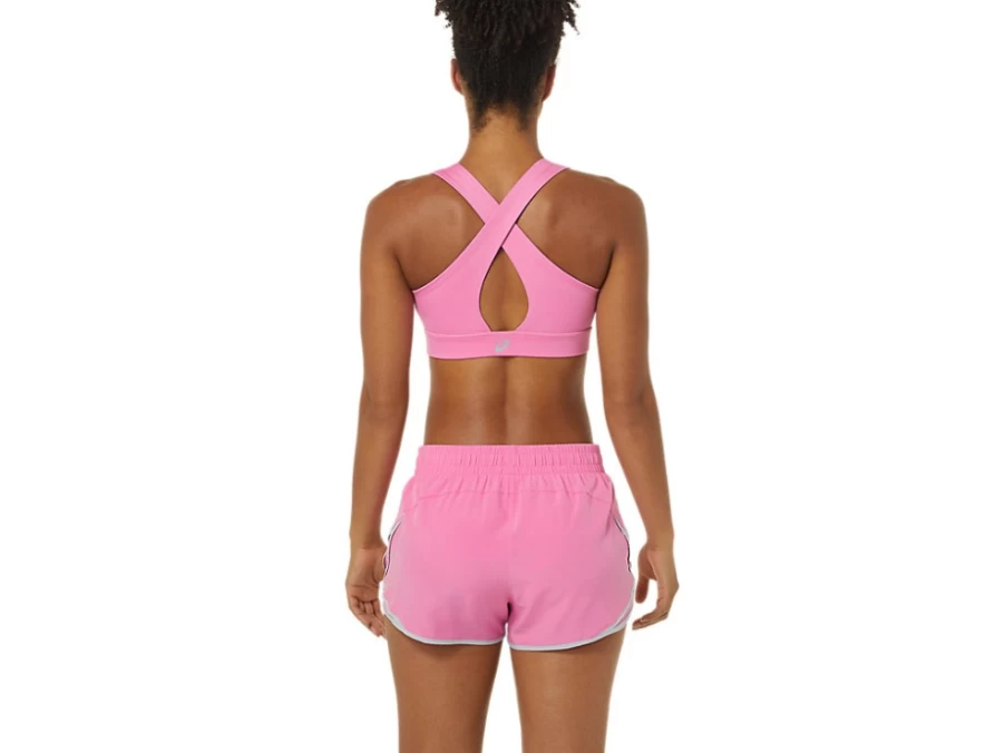 ASICS Women's PR LYTE Bra - Dragon Fruit/Peacoat Color - Lightweight Support Sports Bra