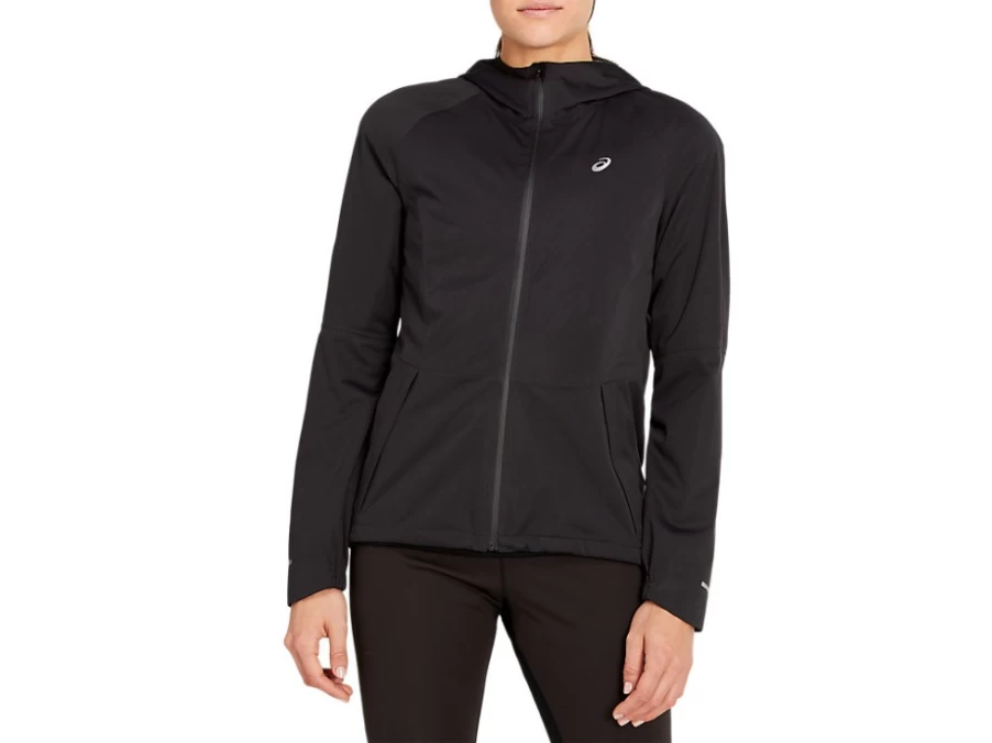 ASICS Women's Performance Black Accelerate Winter Running Jacket