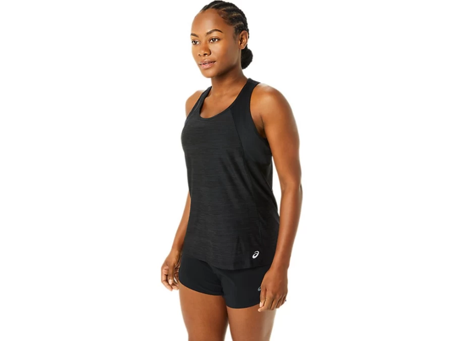 ASICS Women's Performance Black PR LYTE Racerback Tank Top