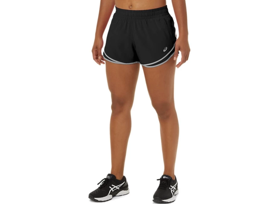ASICS Women's PR Lyte 2.5 Inch Running Shorts in Performance Black/Sheet Rock