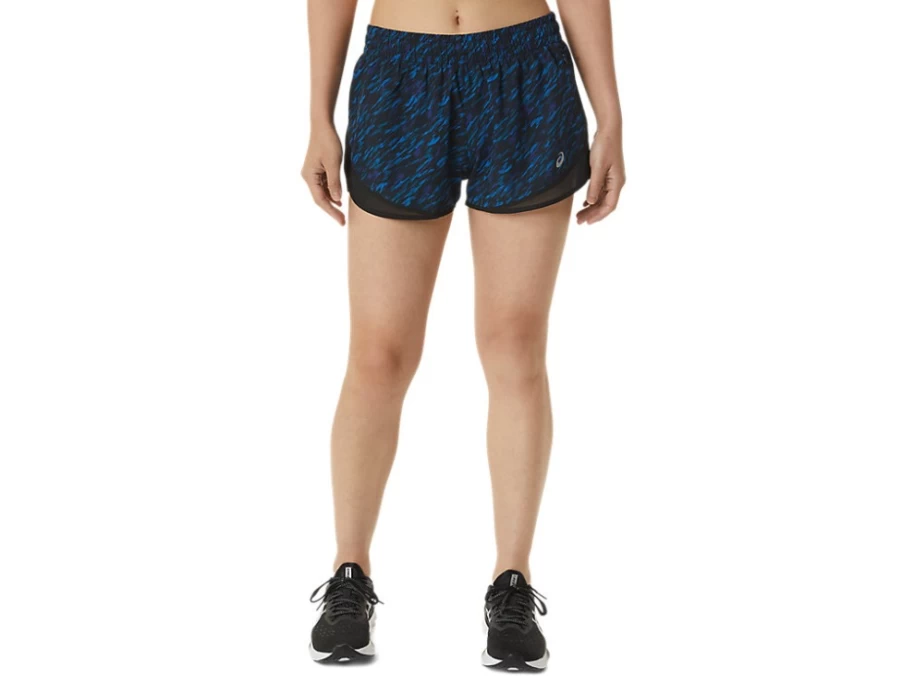 ASICS Women's PR Lyte 2.5-Inch Running Shorts in Night Shade/Lake Drive Print