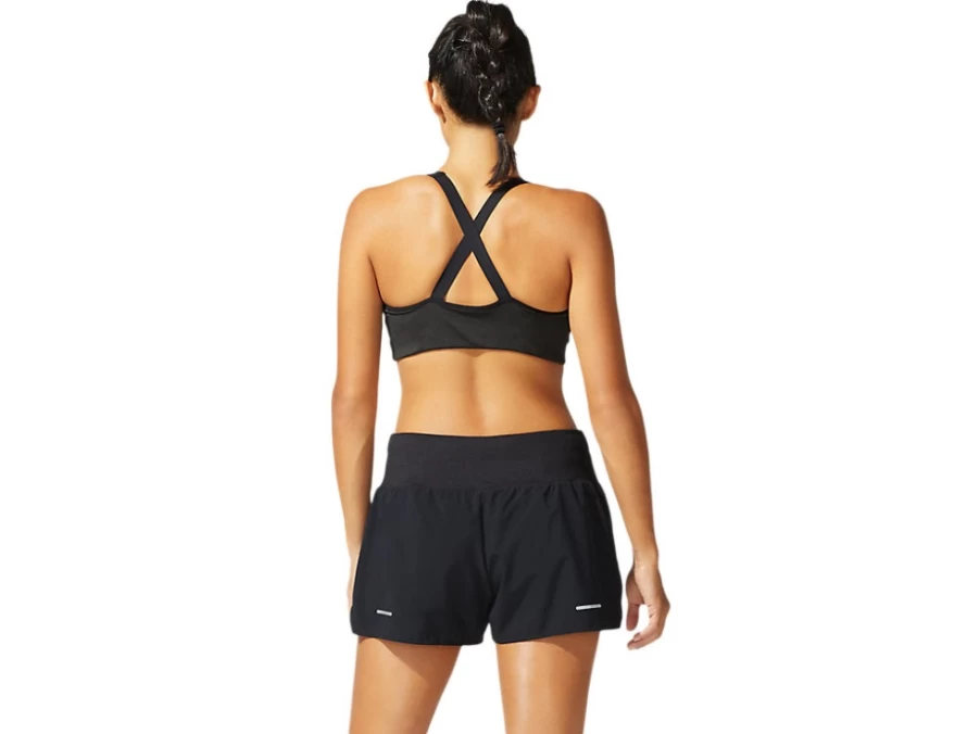 ASICS Women's Accelerate Bra - Performance Black Sports Bra for Running & Training