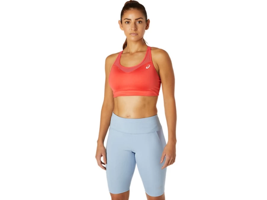 ASICS Women's Accelerate Bra - Pink Grapefruit Sports Bra for Running & Training
