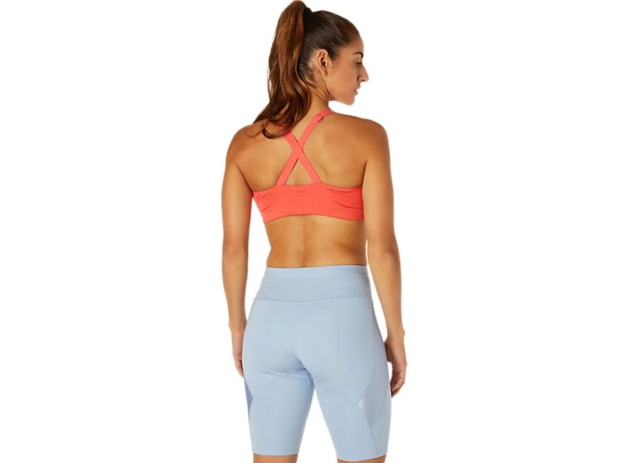 ASICS Women's Accelerate Bra - Pink Grapefruit Sports Bra for Running & Training