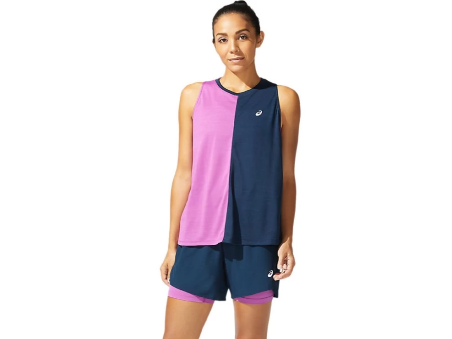 ASICS Women's Tokyo Tank Top - French Blue/Digital Grape Athletic Wear