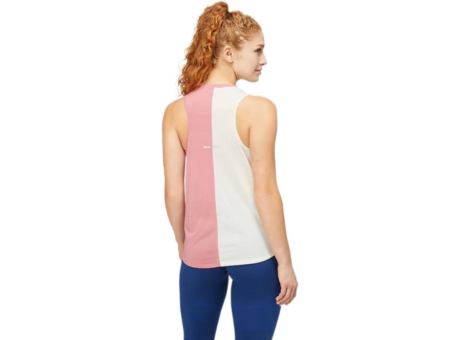 ASICS Women's Tokyo Tank Top - Smokey Rose/Birch Color for Comfort & Style
